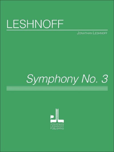 L. Jonathan: Symphony No.3, Orch (Part.)