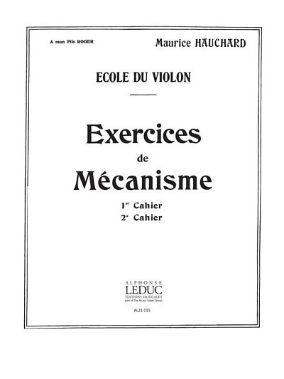 M. Hauchard: M. Hauchard: Exercices de Mecanisme Vol.2
