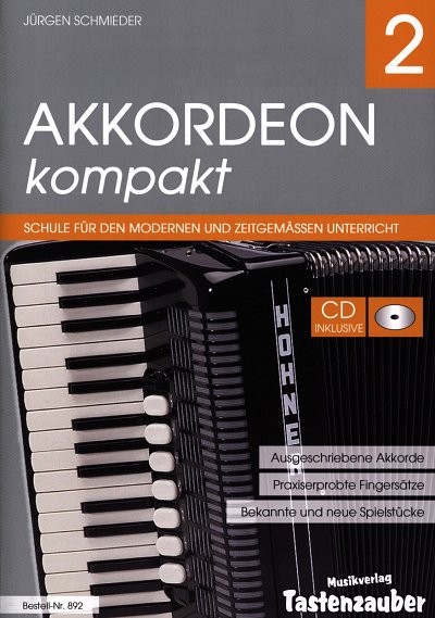 J. Schmieder: Akkordeon kompakt 2, Akk (+CD)