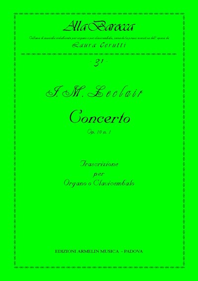 J.-M. Leclair: Concerto Op. 10 N. 1 (Bu)