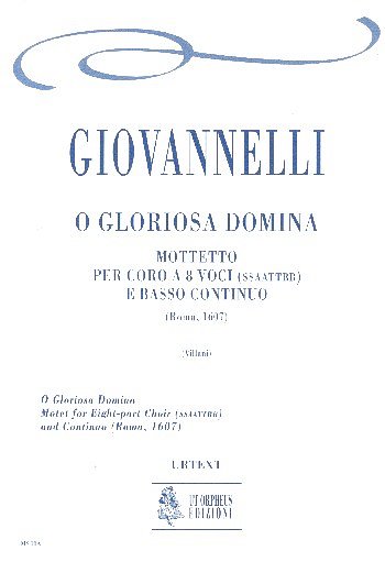 G. Ruggero: O Gloriosa Domina. Motet (Roma 1607) (Part.)