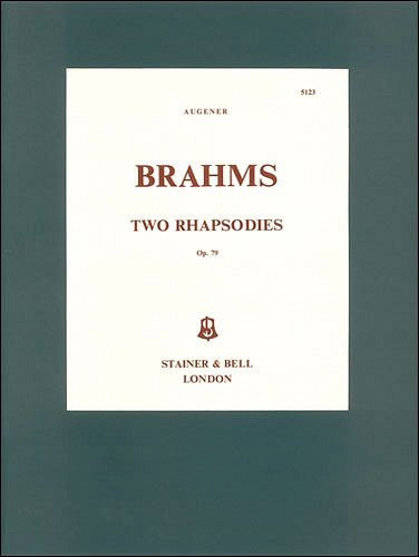 J. Brahms: Two Rhapsodies Op. 79, Klav