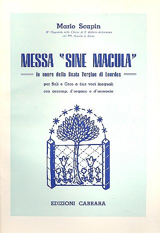 Messa Sine Macula (Part.)