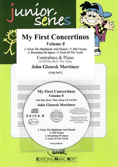 J.G. Mortimer: My First Concertinos Volume 8, KbKlav (+CD)