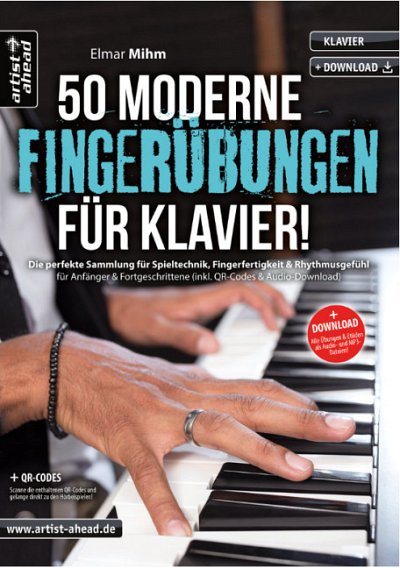 E. Mihm: 50 moderne Fingerübungen für Klavier!, Klav (+Onl)