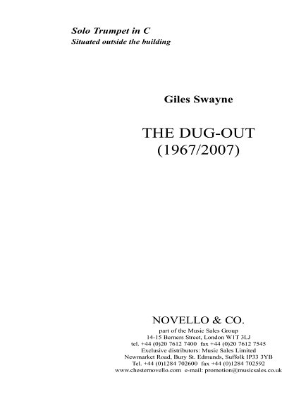 G. Swayne: The Dug-Out Op.2a (Trumpet)