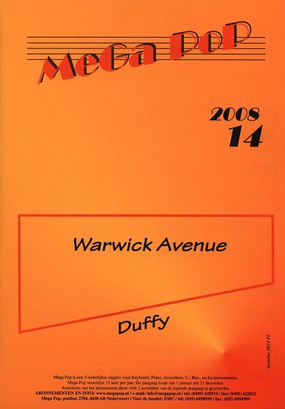 Duffy: Warwick Avenue Mega Pop 2008 14