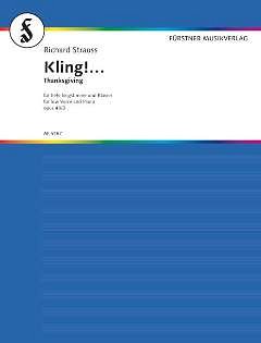 R. Strauss: Kling Op 48/3 G-Dur