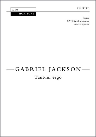 G. Jackson: Tantum Ergo, Ch (Chpa)