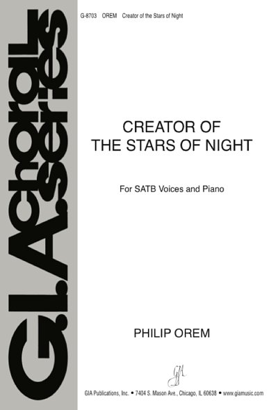 Creator of the Stars of Night, GchKlav (Part.)