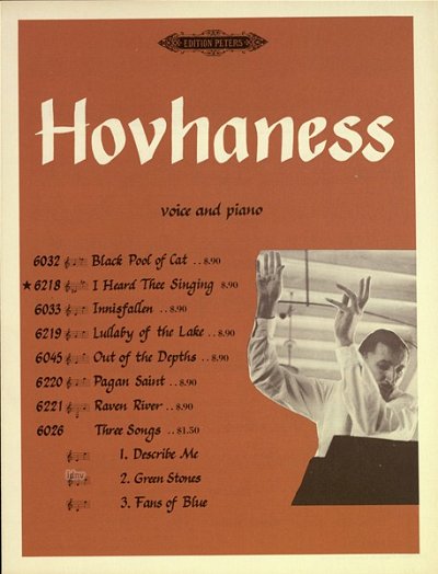 A. Hovhaness: I Heard Thee Singing