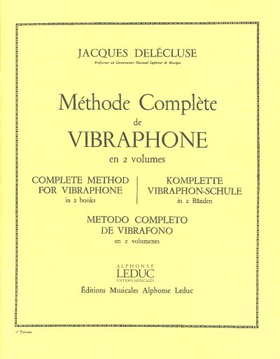 J. Delécluse: Komplette Vibraphon-Schule 1, Vib