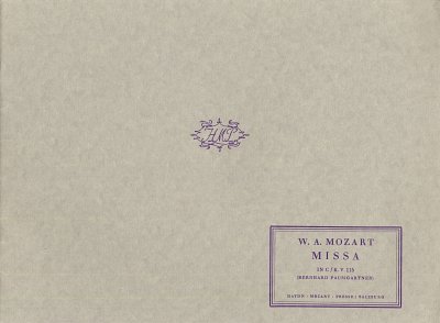 W.A. Mozart: Messe KV 115 