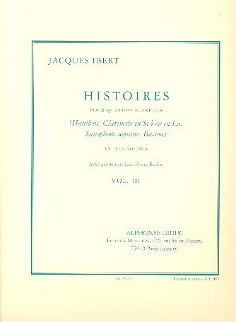 J. Ibert: Ballon Ibert Histoires v.3 7e Woodwi, HolzEns (Bu)