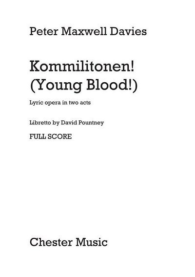 Kommilitonen! (Young Blood!) - Full Score