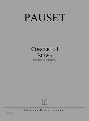 B. Pauset: Concerto I