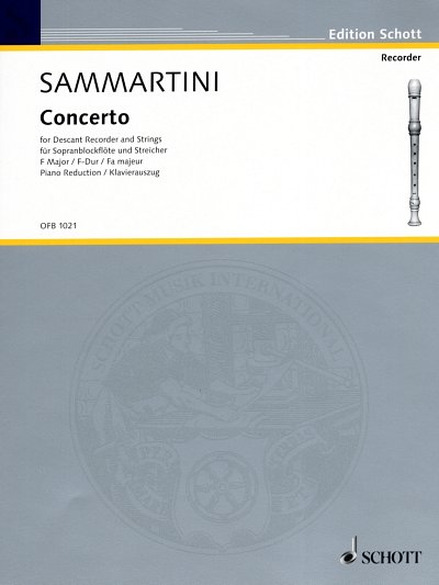 AQ: G. Sammartini: Concerto F-Dur  (KASt) (B-Ware)