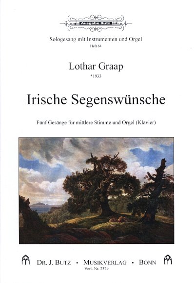 L. Graap: Irische Segenswuensche, Singstimme (mittel), Orgel