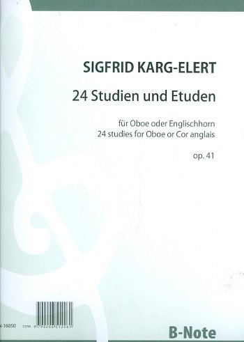 S. Karg-Elert: Etüden-Schule für Oboe op.41, Ob