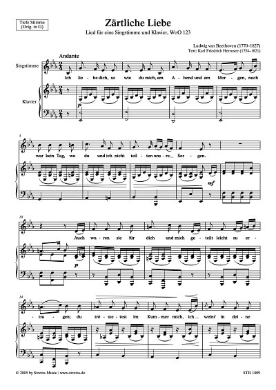 DL: L. v. Beethoven: Zaertliche Liebe 