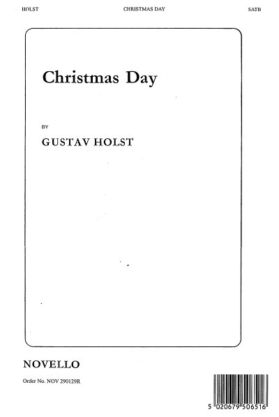 G. Holst: Christmas Day, GchOrg (Chpa)