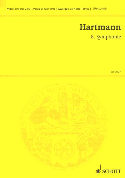 K.A. Hartmann: 8. Symphonie , Sinfo (Stp)
