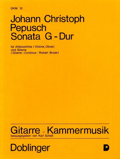 AQ: J.C. Pepusch: Sonate G-Dur (B-Ware)