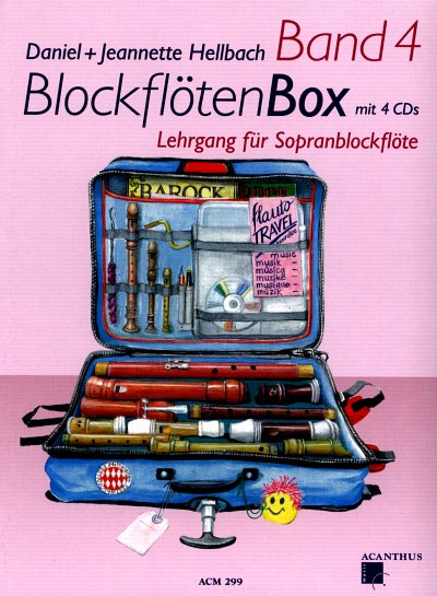 D. Hellbach: Blockflötenbox 4, Sbfl;Klav (+4CDs)