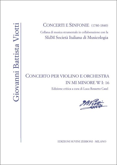 G.B. Viotti: Concerto per violino e orchestra, VlOrch (PaSt)