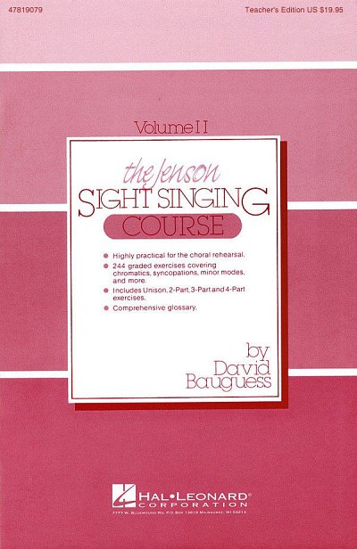 The Jenson Sight Singing Course Vol. II, Schkl
