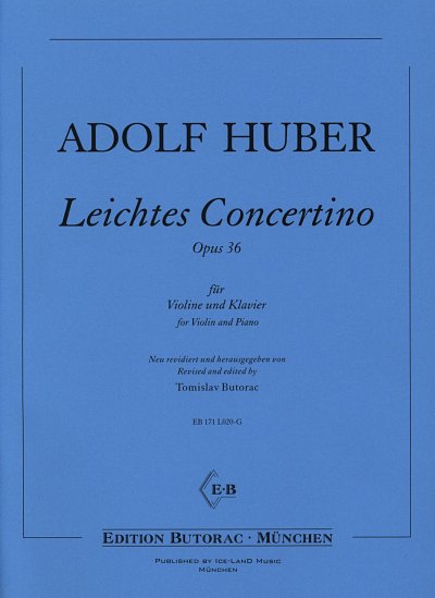 A. Huber: Leichtes Concertino op. 36, VlKlav (KlavpaSt)
