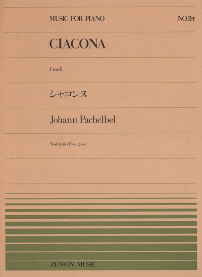J. Pachelbel: Ciacona f-Moll, Klav