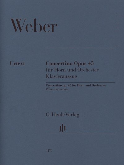C.M. von Weber: Concertino op. 45, HrnKlav (KlavpaSt)