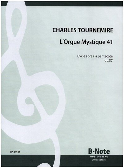 C. Tournemire i inni: L Orgue Mystique 41 op.57