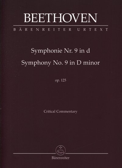 L. v. Beethoven: Symphonie Nr. 9 d-Moll op. 125 (Bch)