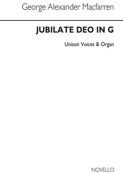 Jubilate Deo In G, Ch1Org (Chpa)