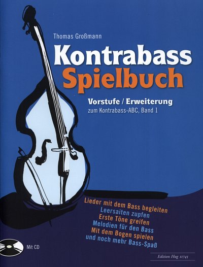 T. Grossmann: Kontrabass-Spielbuch, Kb (+CD)