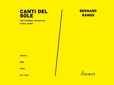 R. Bernard: Canti Del Sole (Stp)