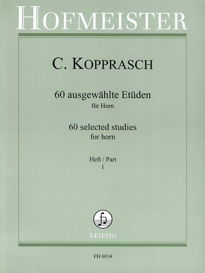 G. Kopprasch: 60 ausgewählte Etüden 1, Hrn