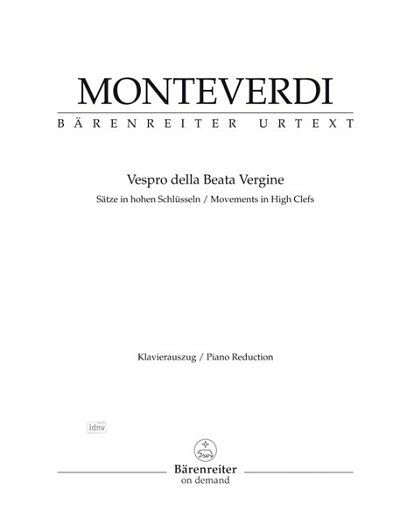 C. Monteverdi: Vespro della Beata Vergine 