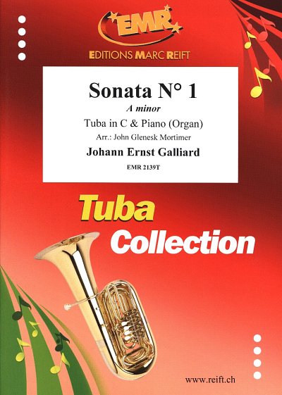 J.E. Galliard: Sonata N° 1 in A minor, TbKlv/Org