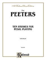 DL: F. Peeters: Peeters: Ten Studies for Pedal Playing, Org