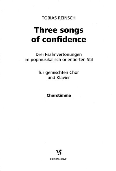T. Reinsch: Three songs of confidence, GchKlav