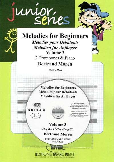 B. Moren: Melodies for Beginners Volume 3, 2Posklav (+CD)