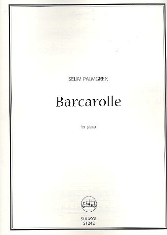 S. Palmgren: Barcarolle, Klav