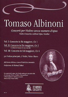 T. Albinoni: Violin Concertos without Opus Number Vo (Part.)
