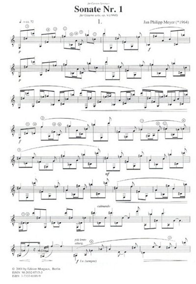 Meyer Jan Philipp: Sonate 1