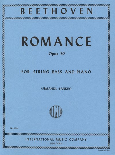 L. v. Beethoven: Romanza Op. 50 (Simandl - Sankey), Kb