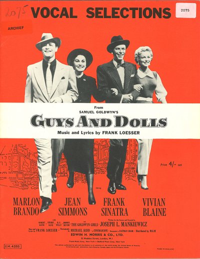 F. Loesser: Sit Down You're Rockin' The Boat (from 'Guys And Dolls')