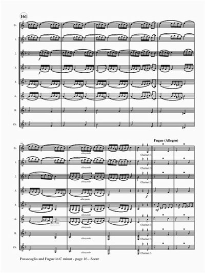 J.S. Bach: Passacaglia and Fugue In C Minor